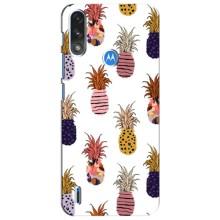 Чохол з зображенням смачної їжі для Motorola Moto E7i / E7 Power (Ананаси)