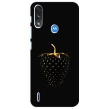 Чохол з зображенням смачної їжі для Motorola Moto E7i / E7 Power (Чорна полуниця)