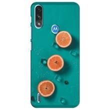 Чохол з зображенням смачної їжі для Motorola Moto E7i / E7 Power (Лайм)