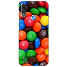 Чохол з зображенням смачної їжі для Motorola Moto E7i / E7 Power (Різнокольорові M&M'S)