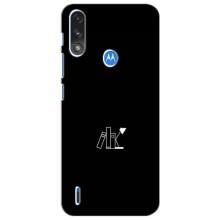 Чехол с картинками на черном фоне для Motorola Moto E7i / E7 Power (Книжки)