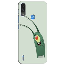 Чехол с картинкой "Одноглазый Планктон" на Motorola Moto E7i / E7 Power (Милый Планктон)