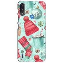 Чохол Санта Клаус для Motorola Moto E7i / E7 Power (Одяг)