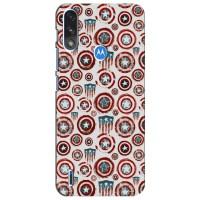 Чехол с Щитом Капитана Америки на Motorola Moto E7i / E7 Power (Марвел щиты)