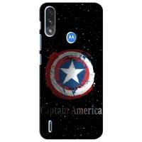 Чехол с Щитом Капитана Америки на Motorola Moto E7i / E7 Power (Щит Капитана)