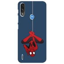 Чохол Супергерой Людина Павук на Motorola Moto E7i / E7 Power (На павутині)