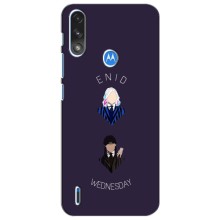 Чохли Венсдей на Motorola Moto E7i / E7 Power Уенсдей (AlphaPrint) (Венздей і подруга)