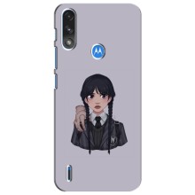 Чохли Венсдей на Motorola Moto E7i / E7 Power Уенсдей (AlphaPrint) (Венздей і Річ)