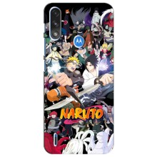 Купить Чехлы на телефон с принтом Anime для Моторола Мото е7і / е7 павер (Наруто постер)