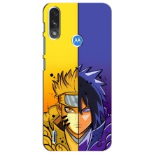 Купить Чехлы на телефон с принтом Anime для Моторола Мото е7і / е7 павер (Naruto Vs Sasuke)