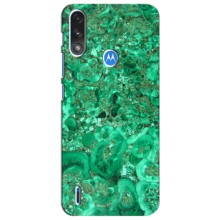 Мраморний чехол на Motorola Moto E7i / E7 Power (VPrint) (Салатовий Мрамор)