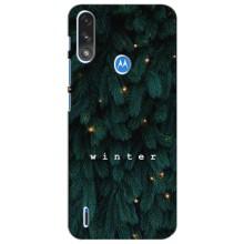 Новорічні, Святкові Чохли для Motorola MOTO E7i / E7 Power - 2024 год (Winter)