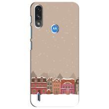 Новорічні, Святкові Чохли для Motorola MOTO E7i / E7 Power - 2024 год (Зимове місто)