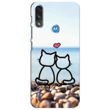 Силіконові Чохли Коханій людині для Motorola Moto E7i / E7 Power (Котейки)