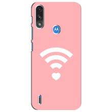 Силіконові Чохли Коханій людині для Motorola Moto E7i / E7 Power (WiFi Love)