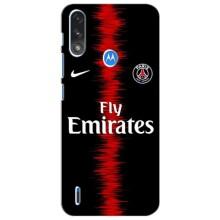 Силиконовые Чехлы принт Футбол на Motorola Moto E7i / E7 Power (PSG)