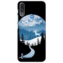 Силіконовий бампер на різдво для Motorola Moto E7i / E7 Power (Різдвяний Олень)