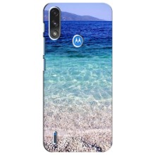 Силіконовий чохол з КАРТИНКАМИ літо для Motorola Moto E7i / E7 Power (AlphaPrint) (Море)