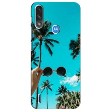 Силіконовий чохол з КАРТИНКАМИ літо для Motorola Moto E7i / E7 Power (AlphaPrint) (Погляд літо)