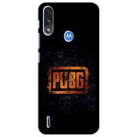 Чехол (TPU) с картинкой "Лого Пабг" на Моторола Мото е7і / е7 павер (Лого PUBG)