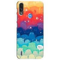 Силиконовый чехол с котиком для Motorola MOTO E7i / E7 Power (Mew)