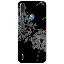 Силиконовый Чехол с одуванчиками на Motorola Moto E7i / E7 Power (Одуванчики)