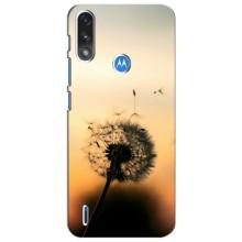 Силиконовый Чехол с одуванчиками на Motorola Moto E7i / E7 Power (Роздумаханый одуванчик)