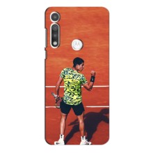 Чехлы с принтом Спортивная тематика для Motorola Moto G Fast – Алькарас Теннисист