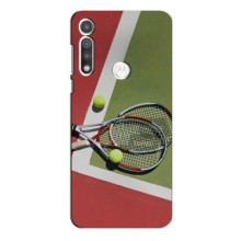 Чехлы с принтом Спортивная тематика для Motorola Moto G Fast – Ракетки теннис
