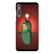 Чехол с картинкой "Одноглазый Планктон" на Motorola Moto G Fast (Стильный Планктон)