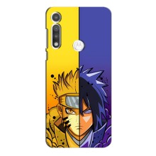 Купить Чехлы на телефон с принтом Anime для Мото Джи Фаст – Naruto Vs Sasuke