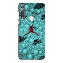 Силиконовый Чехол Nike Air Jordan на Мото Джи Фаст (Джордан Найк)