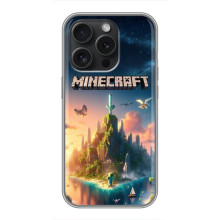 Чехол с картинками Майнкрафт для Мо Motorola Мо G Плей (2026)  
 – Лого Майнкрафт