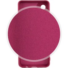 Чохол Silicone Cover Lakshmi Full Camera (A) для Motorola Moto G04 / E14 – Бордовий