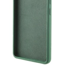 Чехол TPU GETMAN Liquid Silk Full Camera для Motorola Moto G04 / E14 – Зеленый