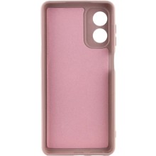 Чехол TPU GETMAN Liquid Silk Full Camera для Motorola Moto G04 / E14 – Розовый