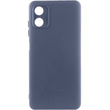 Чехол TPU GETMAN Liquid Silk Full Camera для Motorola Moto G04 / E14 (Синий)