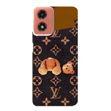 Брендновые Чехлы для Motorola MOTO G04 - (PREMIUMPrint) (Медведь без головы)