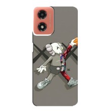 Чехлы для Motorola MOTO G04 - Bearbrick Louis Vuitton (PREMIUMPrint) (Беарбрик Джордан)