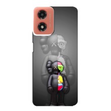 Чехлы для Motorola MOTO G04 - Bearbrick Louis Vuitton (PREMIUMPrint) (Тело Bearbrick)