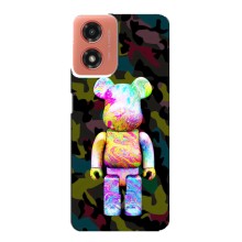 Чехлы для Motorola MOTO G04 - Bearbrick Louis Vuitton (PREMIUMPrint) (Яркий Bearbrick)