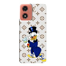 Чехлы для Motorola MOTO G04 - Скрудж МакДак Louis Vuitton (PREMIUMPrint) (Макдак на стиле)