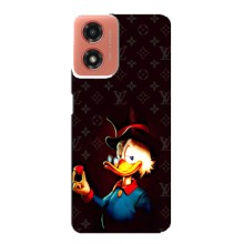 Чехлы для Motorola MOTO G04 - Скрудж МакДак Louis Vuitton (PREMIUMPrint) (Скрудж с бриллиантом)