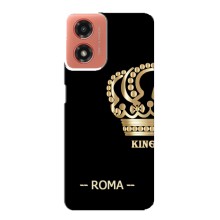 Чехлы для Motorola MOTO G04 (VPrint) - Футбольные клубы (Roma)