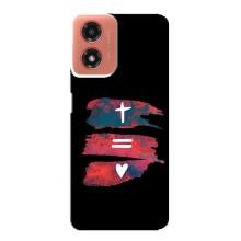 Чехлы для Motorola MOTO G04 (Для Христиан) – Атрибутика