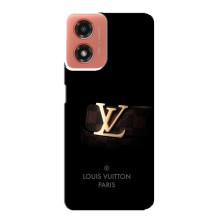 Чехлы Луи Витон для Motorola MOTO G04 (AlphaPrint - LOUIS VUITTON) (ремешок LV)