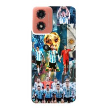 Чехлы Месси для Motorola MOTO G04 (AlphaPrint) (Аргентина Месси)