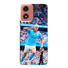 Чехлы с футболистом Ерлинг Холанд для Motorola MOTO G04 (AlphaPrint) (фанаты Холанда)