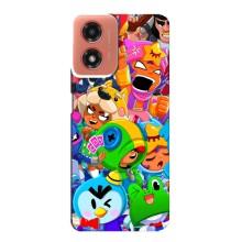 Чехлы Brawl Stars для Motorola MOTO G04 (AlphaPrint) – Герої Бравл Старс