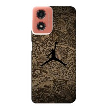 Чехлы для Motorola MOTO G04 - с картинкой JORDAN (AlphaPrint) (Logo Jordan)